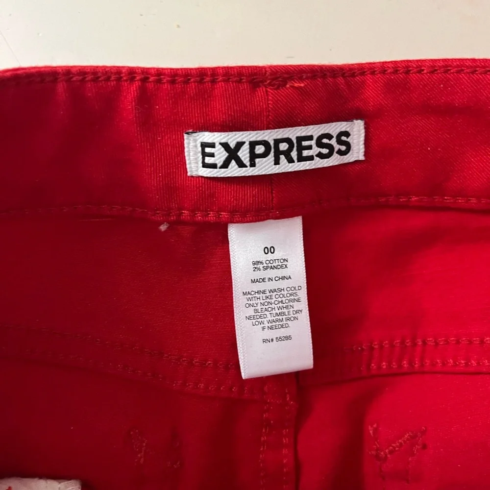 Express red skinny jeans - Picture 2 of 5